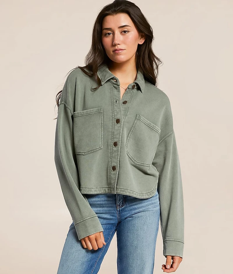 All Day Cropped Shacket