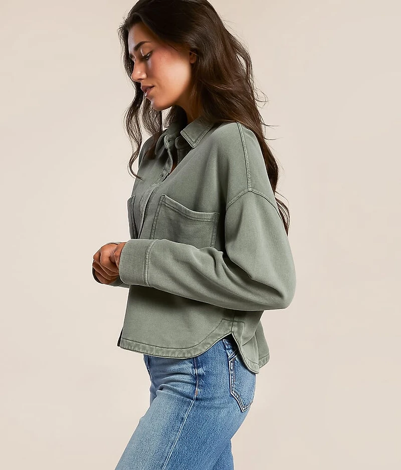 All Day Cropped Shacket