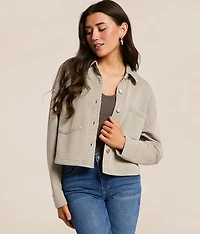 All Day Cropped Shacket