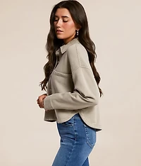 All Day Cropped Shacket