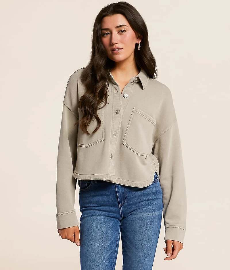 All Day Cropped Shacket