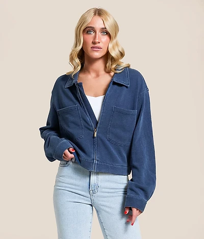 Heritage Knit Denim Jacket