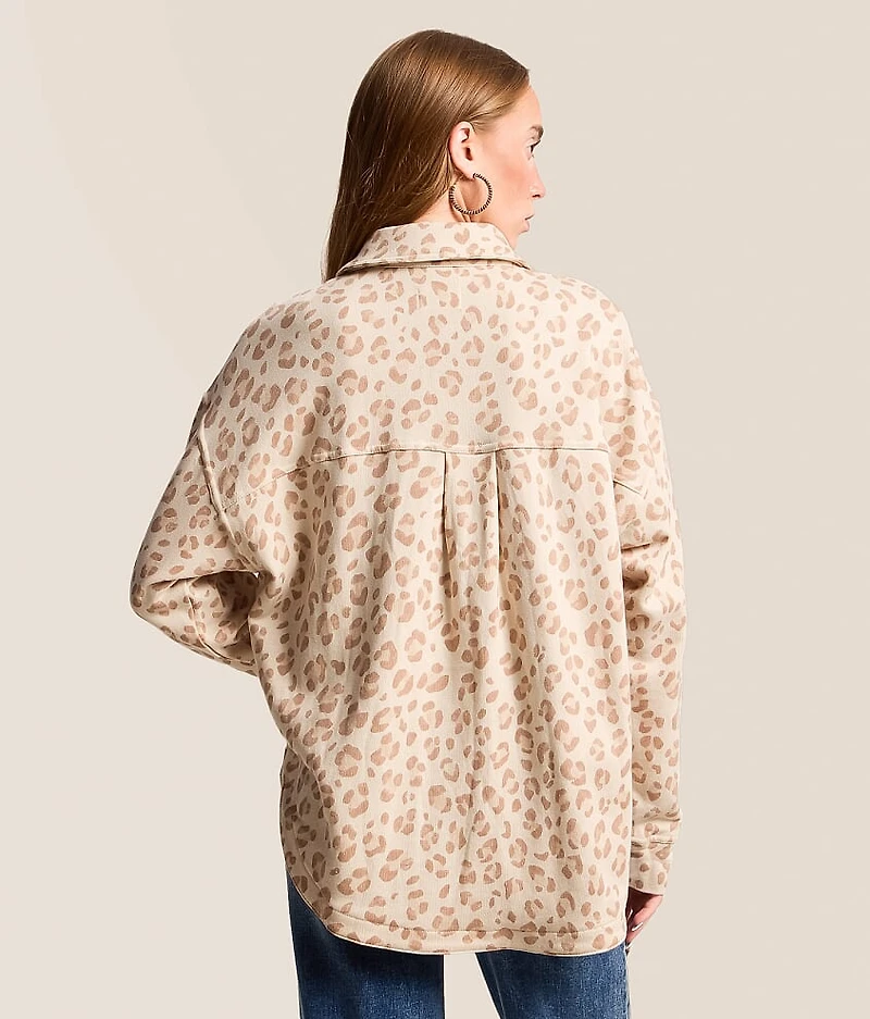 All Day Leopard Print Shacket