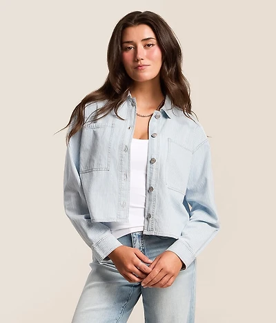 Erin Railroad Cropped Jacket