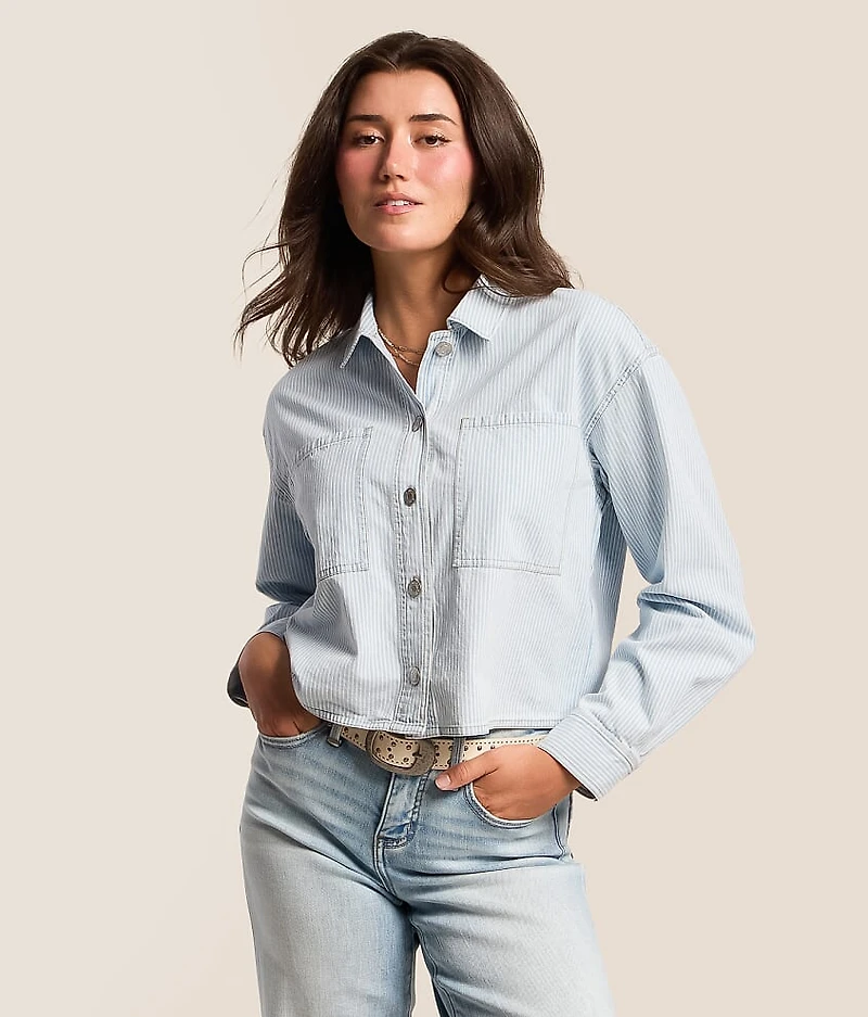 Erin Railroad Cropped Jacket