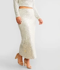 Saturn Sequin Maxi Skirt