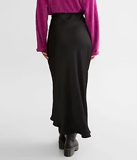Europa Satin Maxi Skirt