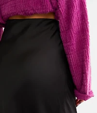 Europa Satin Maxi Skirt