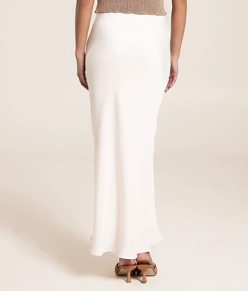 Europa Sheen Midi Skirt