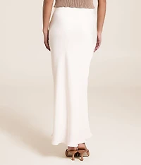 Europa Sheen Midi Skirt