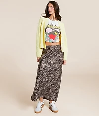 Leopard Europa Maxi Skirt