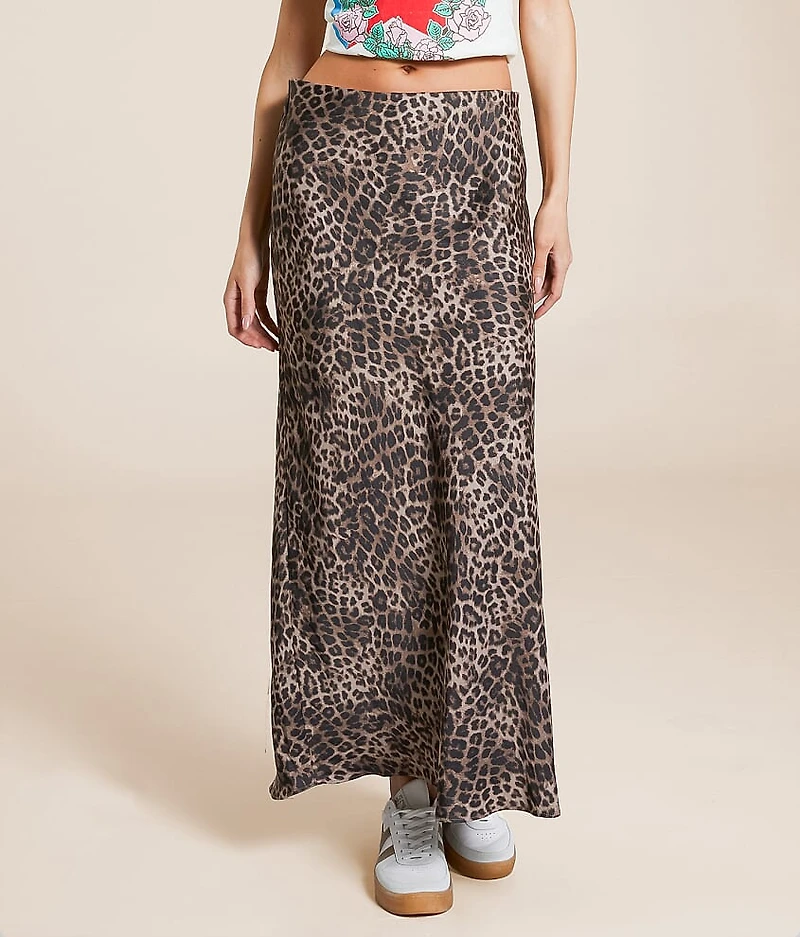 Leopard Europa Maxi Skirt