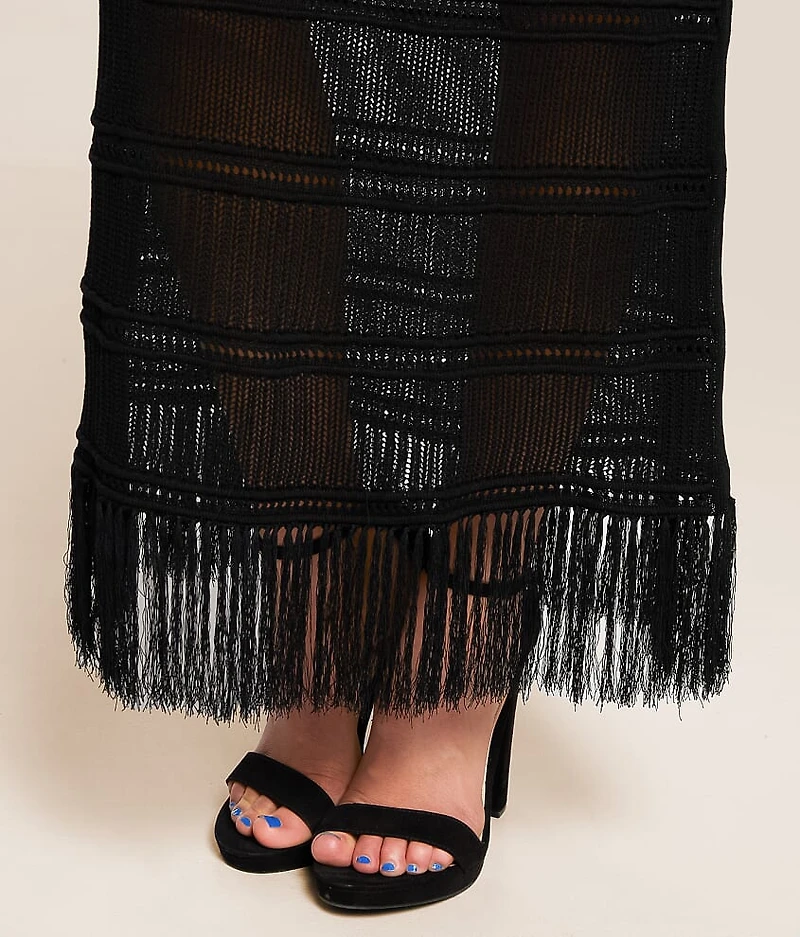 Flynn Fringe Midi Skirt