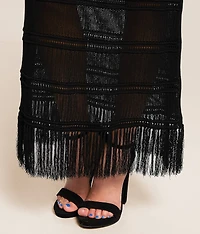 Flynn Fringe Midi Skirt