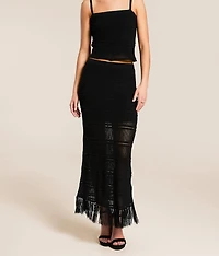 Flynn Fringe Midi Skirt