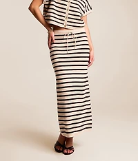 Emori Striped Maxi Skirt
