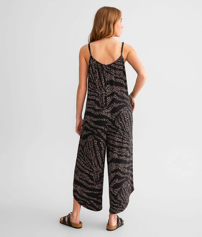 Wild Dot Flared Jumpsuit