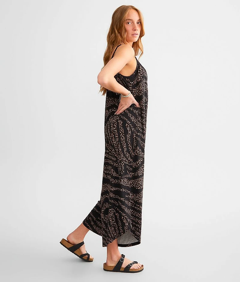 Wild Dot Flared Jumpsuit