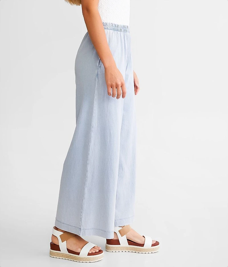 Scout Jersey Wide Leg Cropped Pant