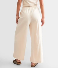 Scout Jersey Wide Leg Cropped Pant