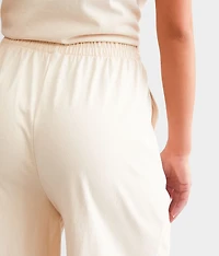 Scout Jersey Wide Leg Cropped Pant