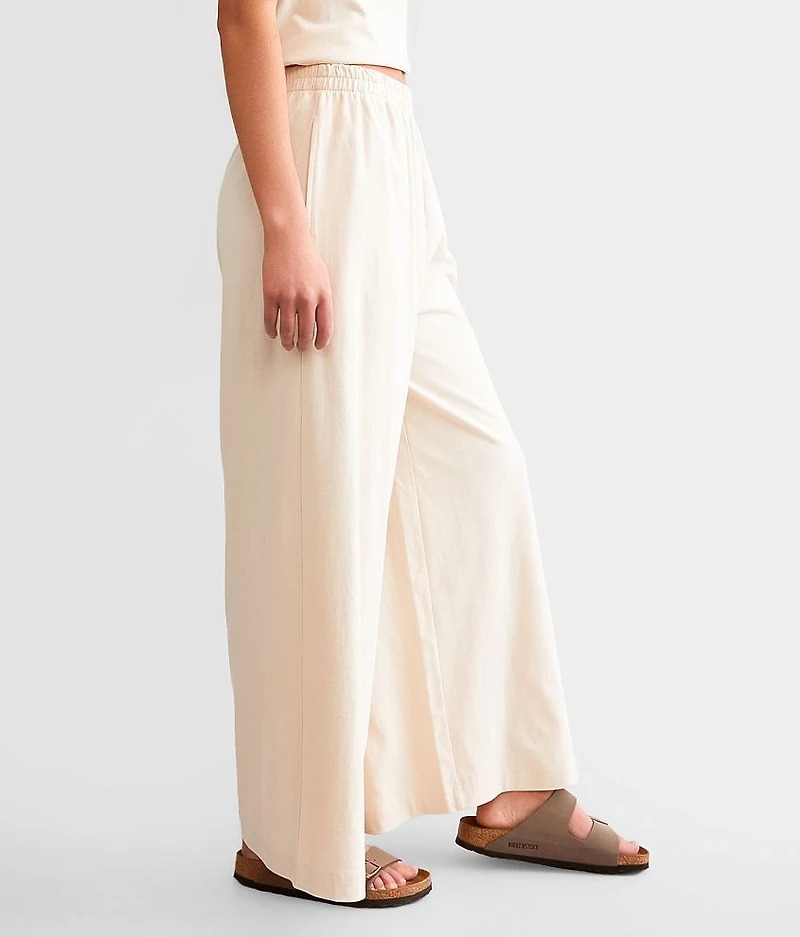 Scout Jersey Wide Leg Cropped Pant