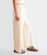 Scout Jersey Wide Leg Cropped Pant
