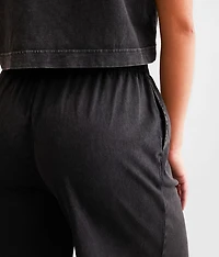 Scout Jersey Wide Leg Cropped Pant