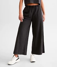 Scout Jersey Wide Leg Cropped Pant