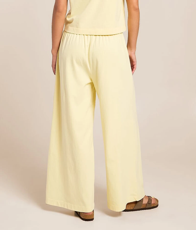 Scout Jersey Cropped Wide Leg Pant