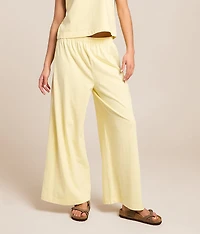 Scout Jersey Cropped Wide Leg Pant
