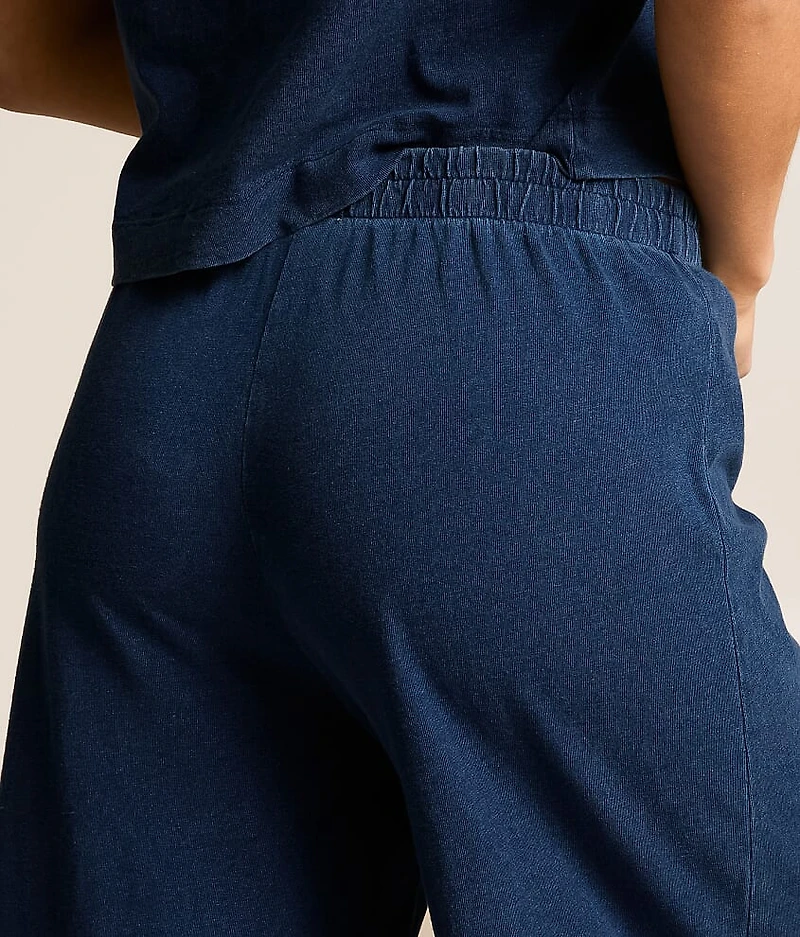 Scout Jersey Denim Wide Leg Pant