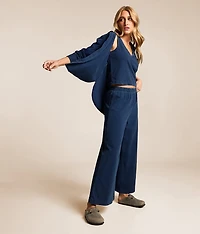 Scout Jersey Denim Wide Leg Pant