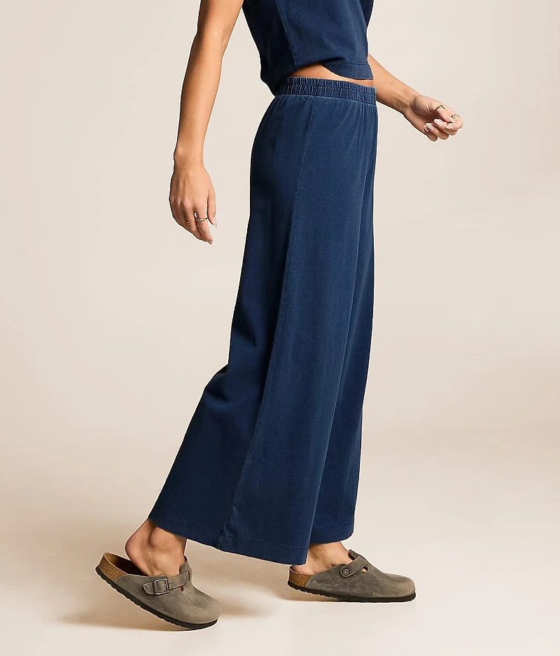 Scout Jersey Denim Wide Leg Pant