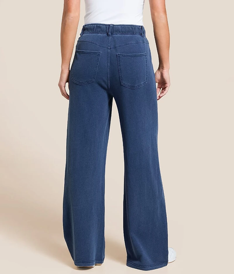 Entourage Knit Denim Straight Pant