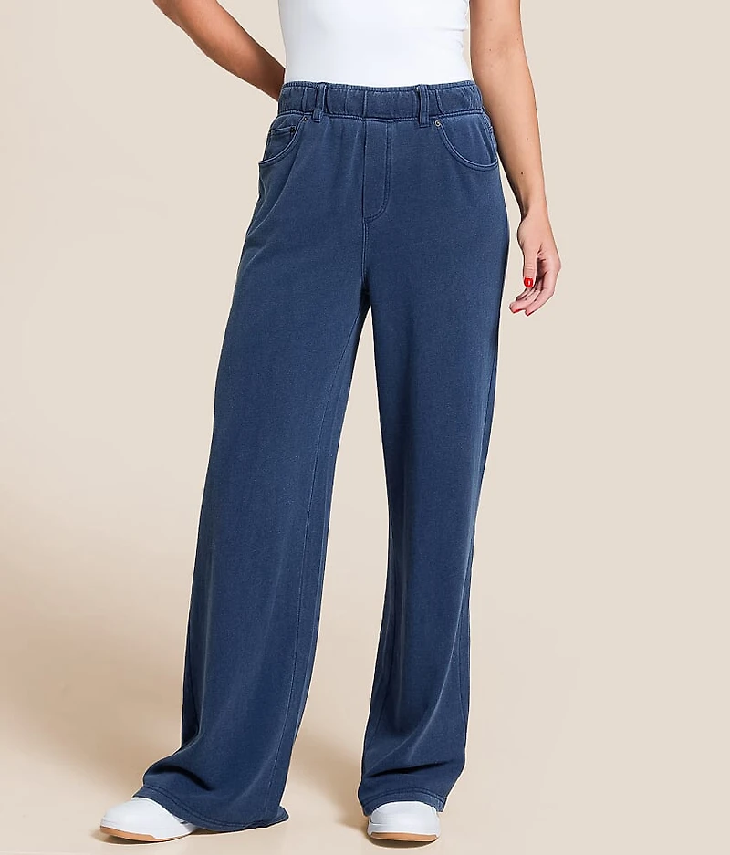 Entourage Knit Denim Straight Pant
