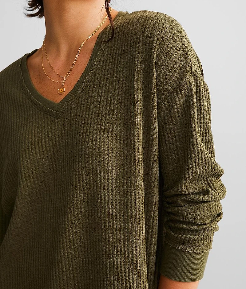 The Waffle Knit Thermal Top