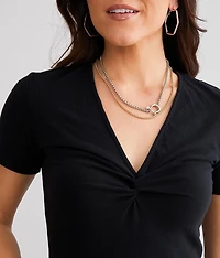 Tabby Twist Top