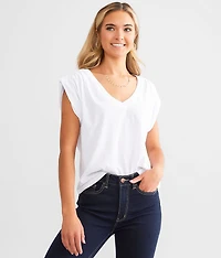 Barrett Pleated Sleeve Top