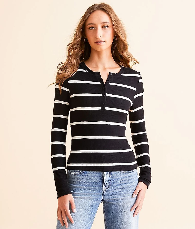 Scarlett Striped Henley