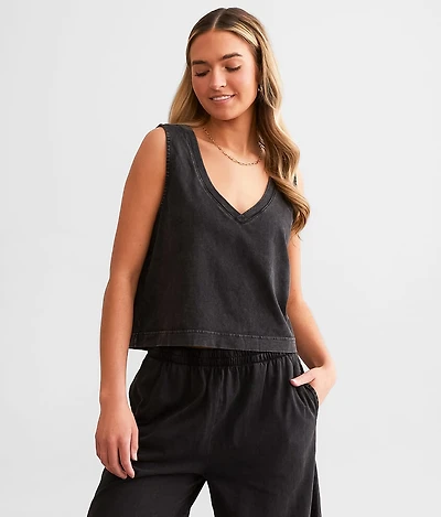 Sloane Cropped Tank Top