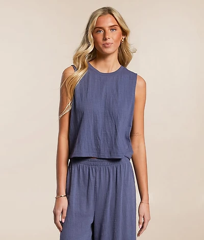 Sloane Cropped Tank Top