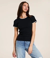 Cassie Ribbed Top