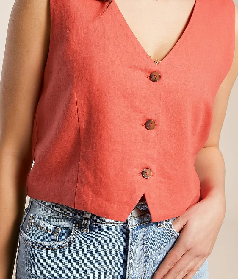 Marta Cropped Vest