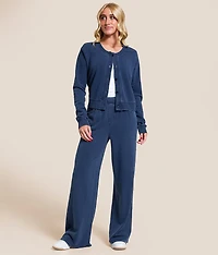 Daily Knit Denim Cardigan