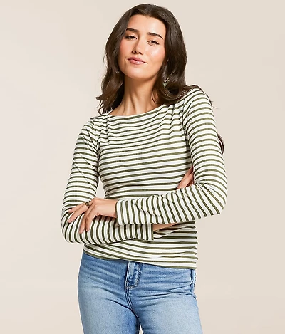 Pristine Striped Top