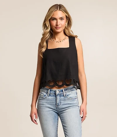 Charlene Embroidered Tank Top
