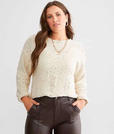 Z Supply Rowe Destructed Sweater