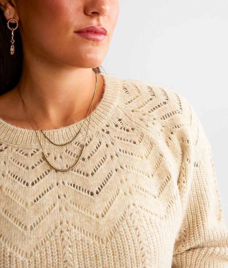 Sabine Pointelle Sweater