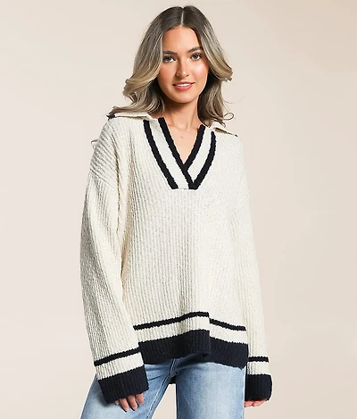 Hammond Oversized Polo Sweater